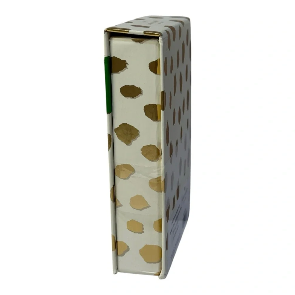 kate spade new york Gold Flamingo Dot Loose Note Holder NEW (no pen)